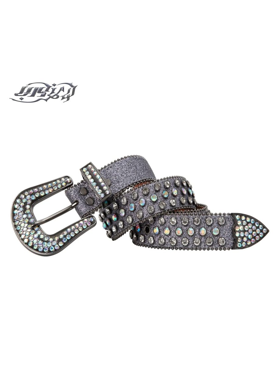 ERISSTOFFAccessories & BagsPink Gray Western Studded Belt