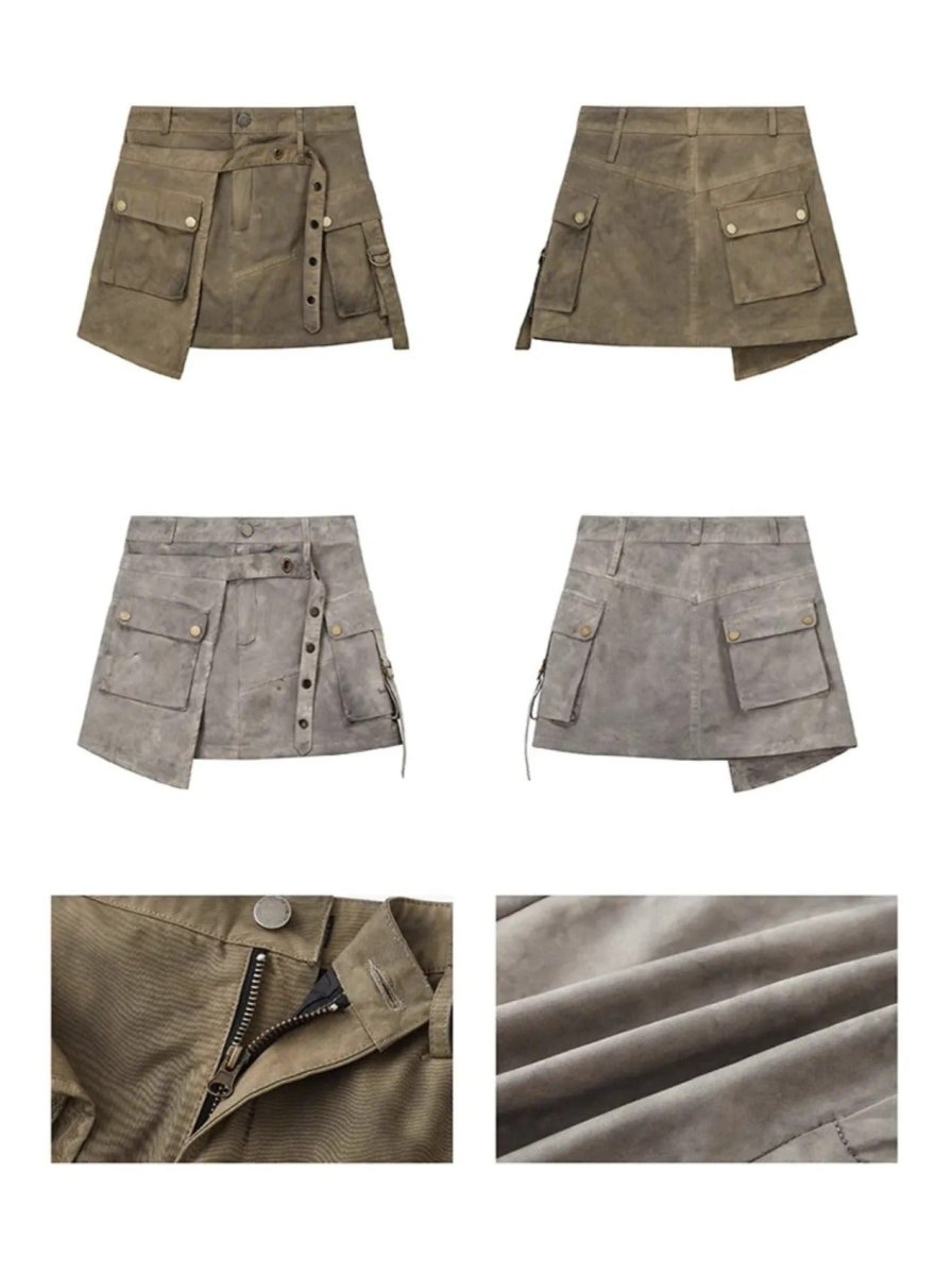 YUKAHOUSEBottomsVintage Denim A-Line Mini Skirt