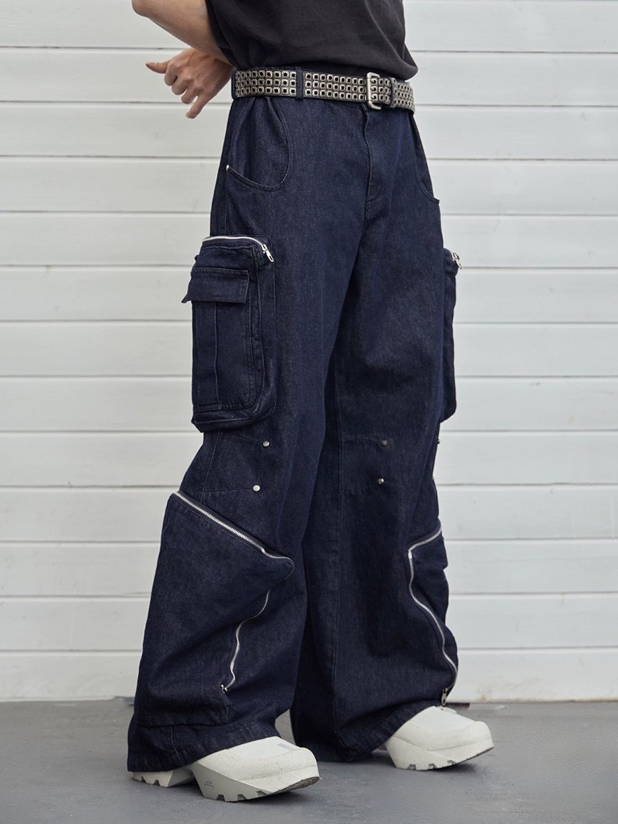 DND4DESBottomsDeconstructed Pocketed Cargo Jeans