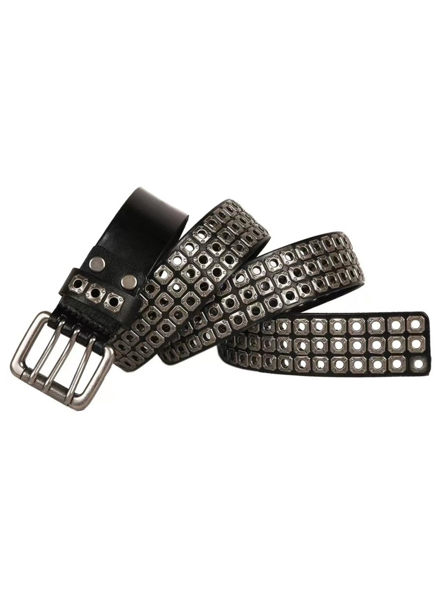 DND4DESOthersGothic Punk Hollow Rivet Leather Belt