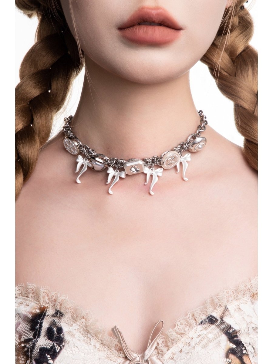 CIYAVENIAccessories & BagsBaroque Pearl & Bow Choker