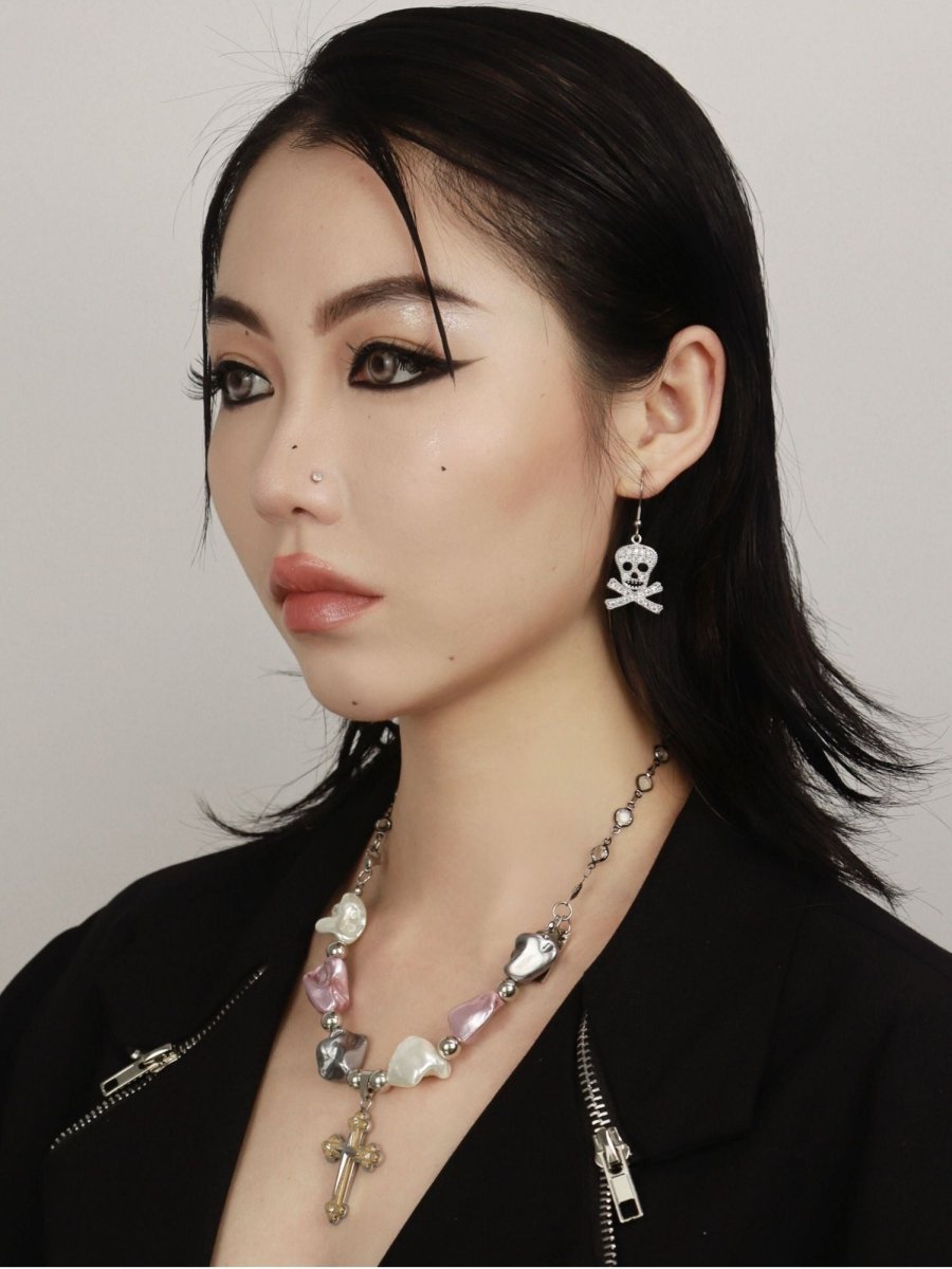 CIYAVENIAccessories & BagsBaroque Pearl Cross Necklace