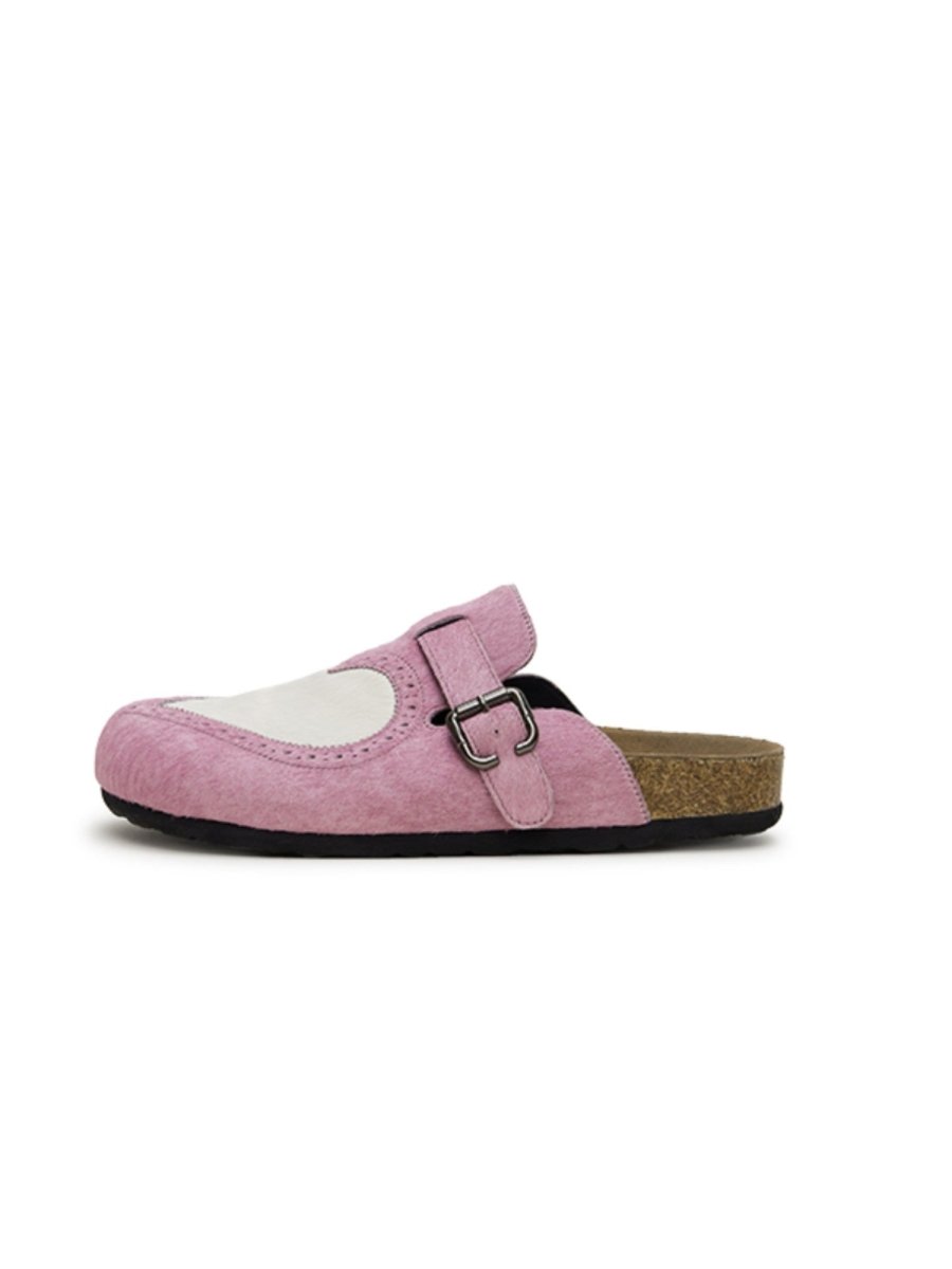 CONPShoesHeart Closed-Toe Slides_Pink