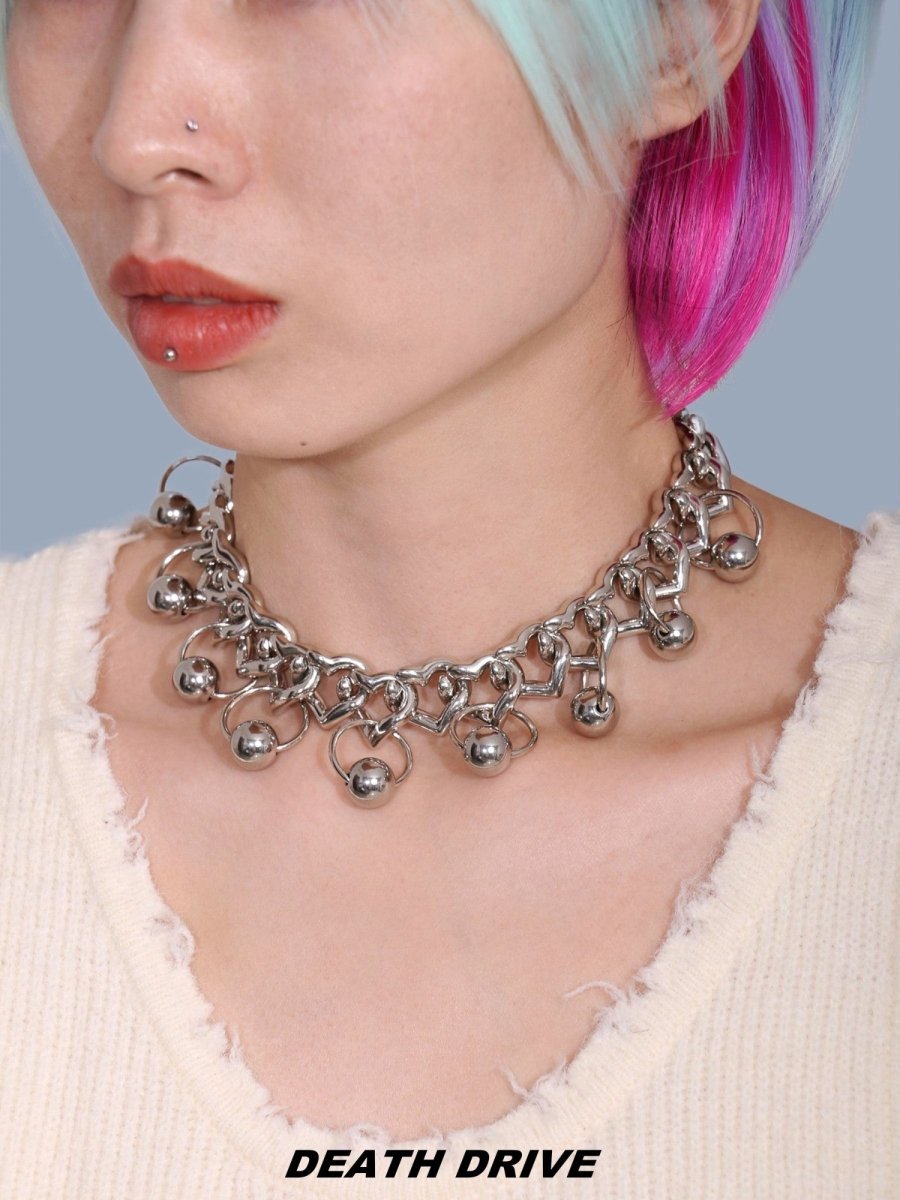 DEATH DRIVEAccessories & BagsMulti - Layered Titanium Steel Choker