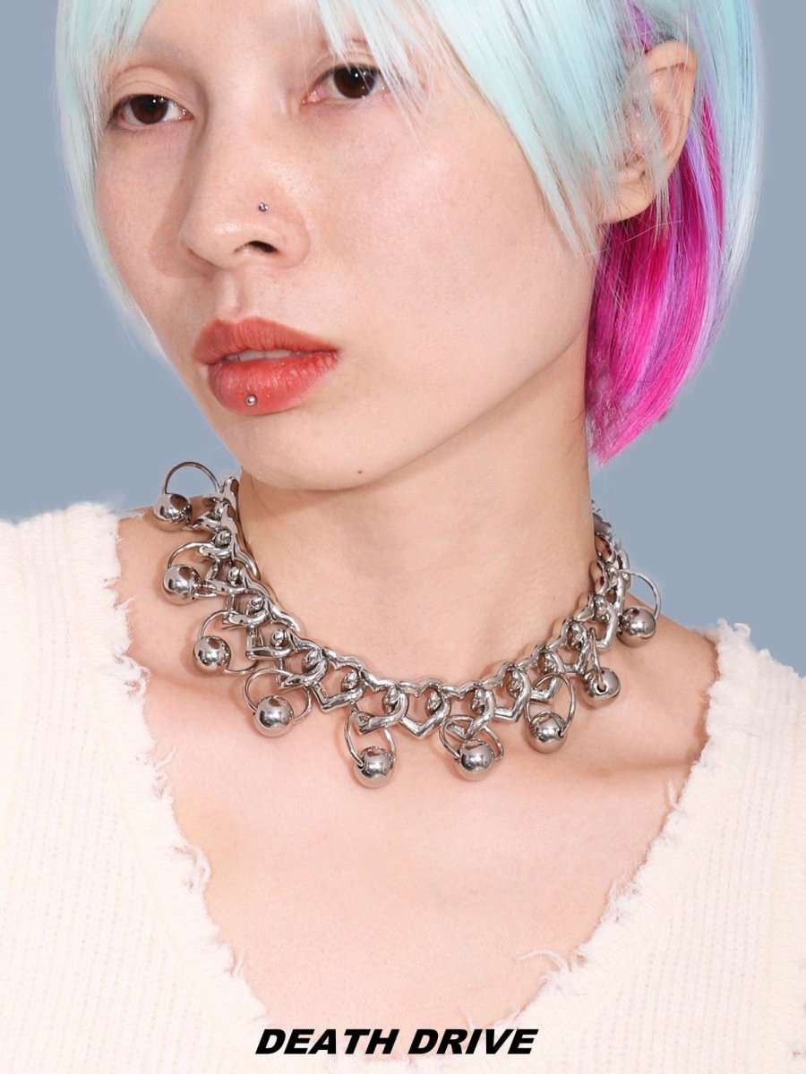 DEATH DRIVEAccessories & BagsMulti - Layered Titanium Steel Choker