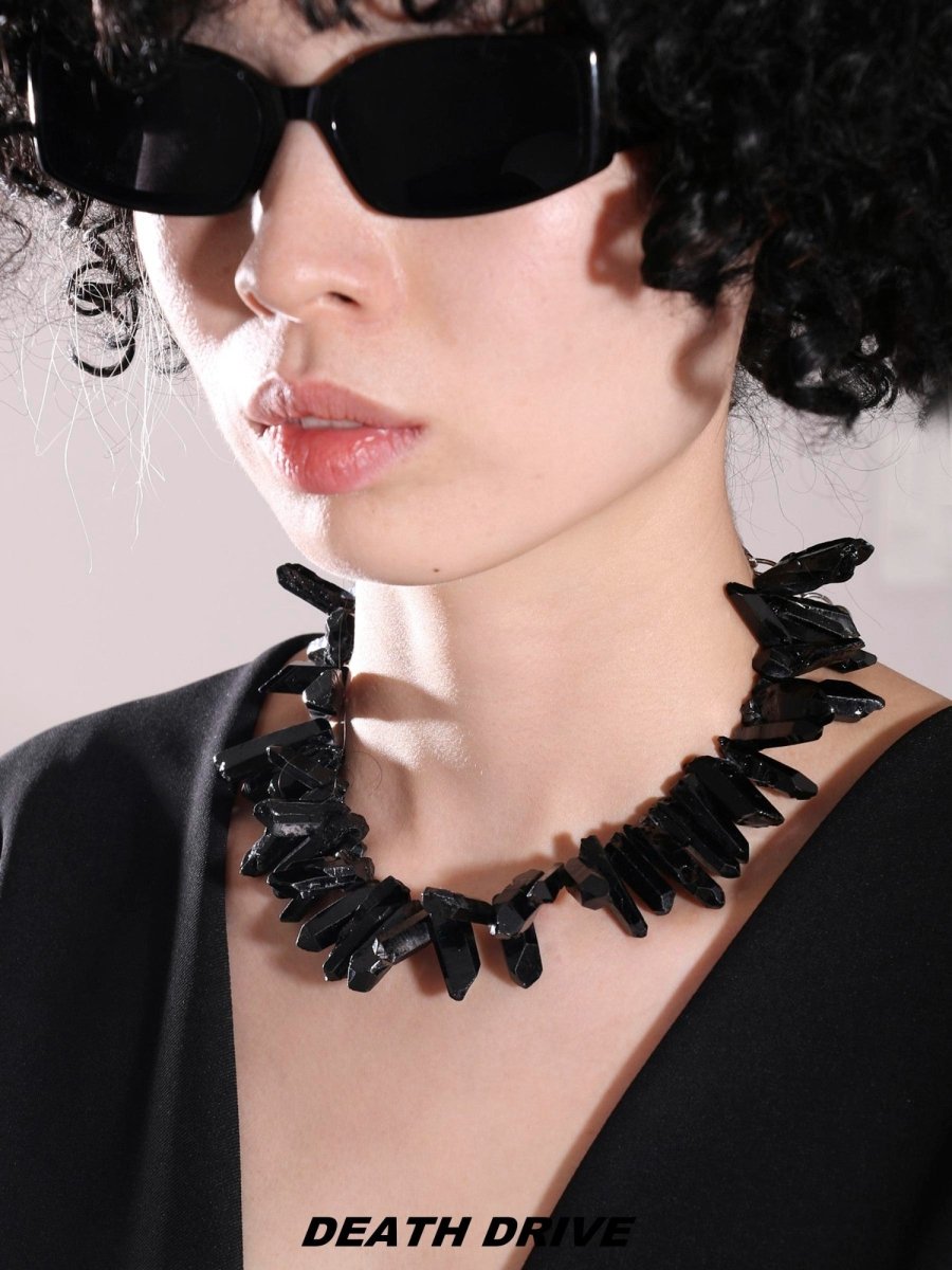 DEATH DRIVEAccessories & BagsRaw Stone Statement Necklace