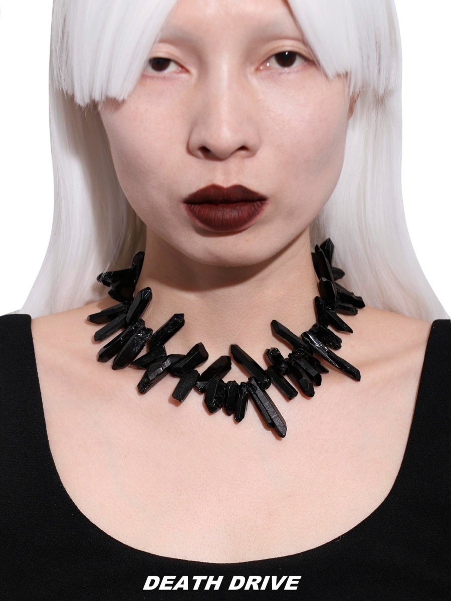 DEATH DRIVEAccessories & BagsRaw Stone Statement Necklace