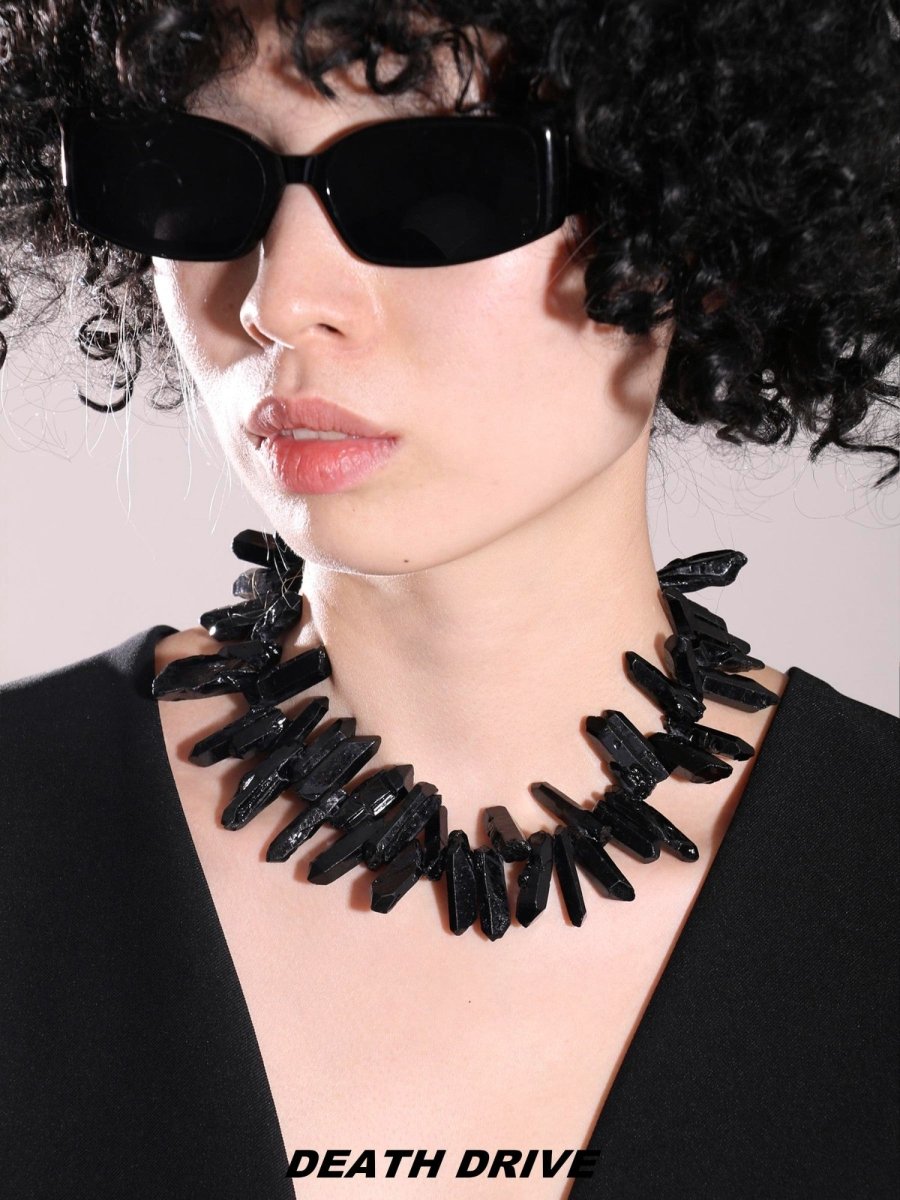 DEATH DRIVEAccessories & BagsRaw Stone Statement Necklace