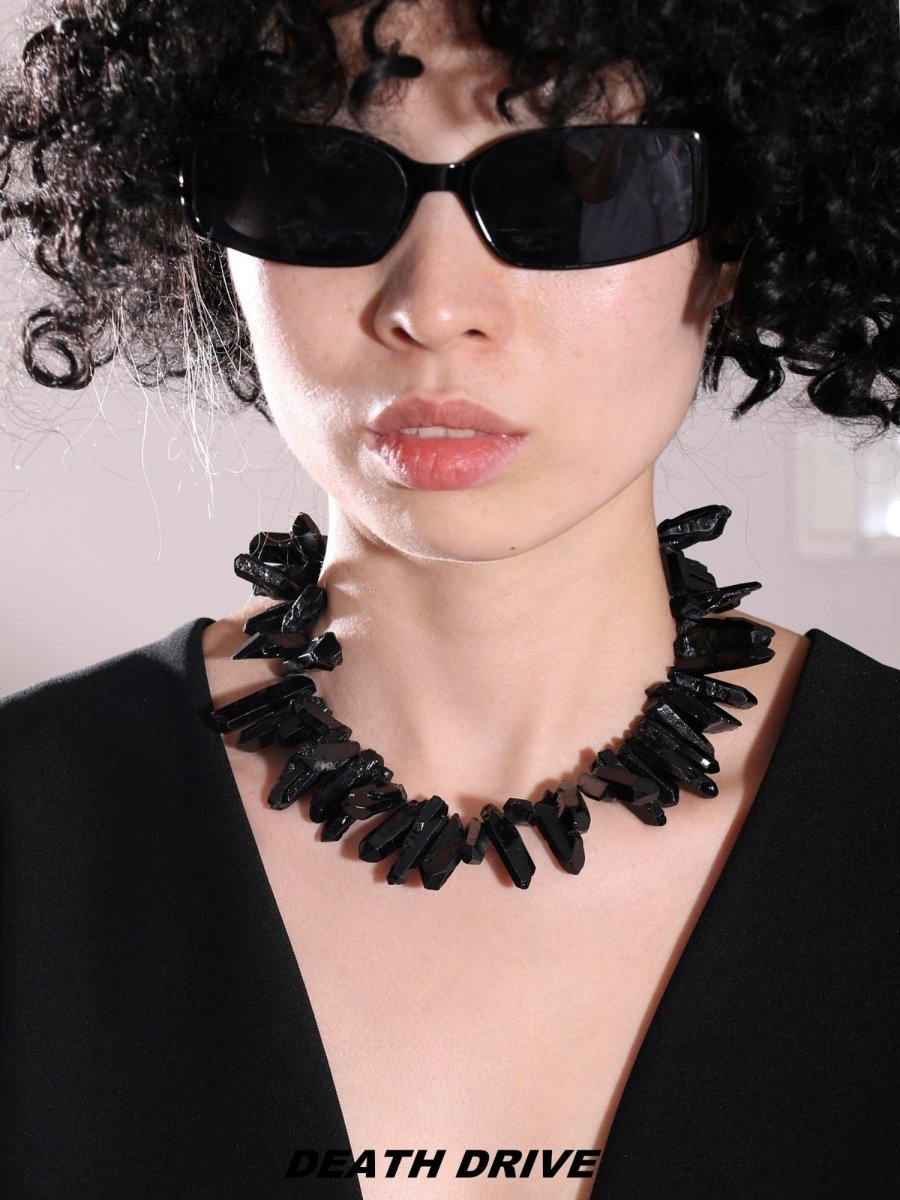 DEATH DRIVEAccessories & BagsRaw Stone Statement Necklace