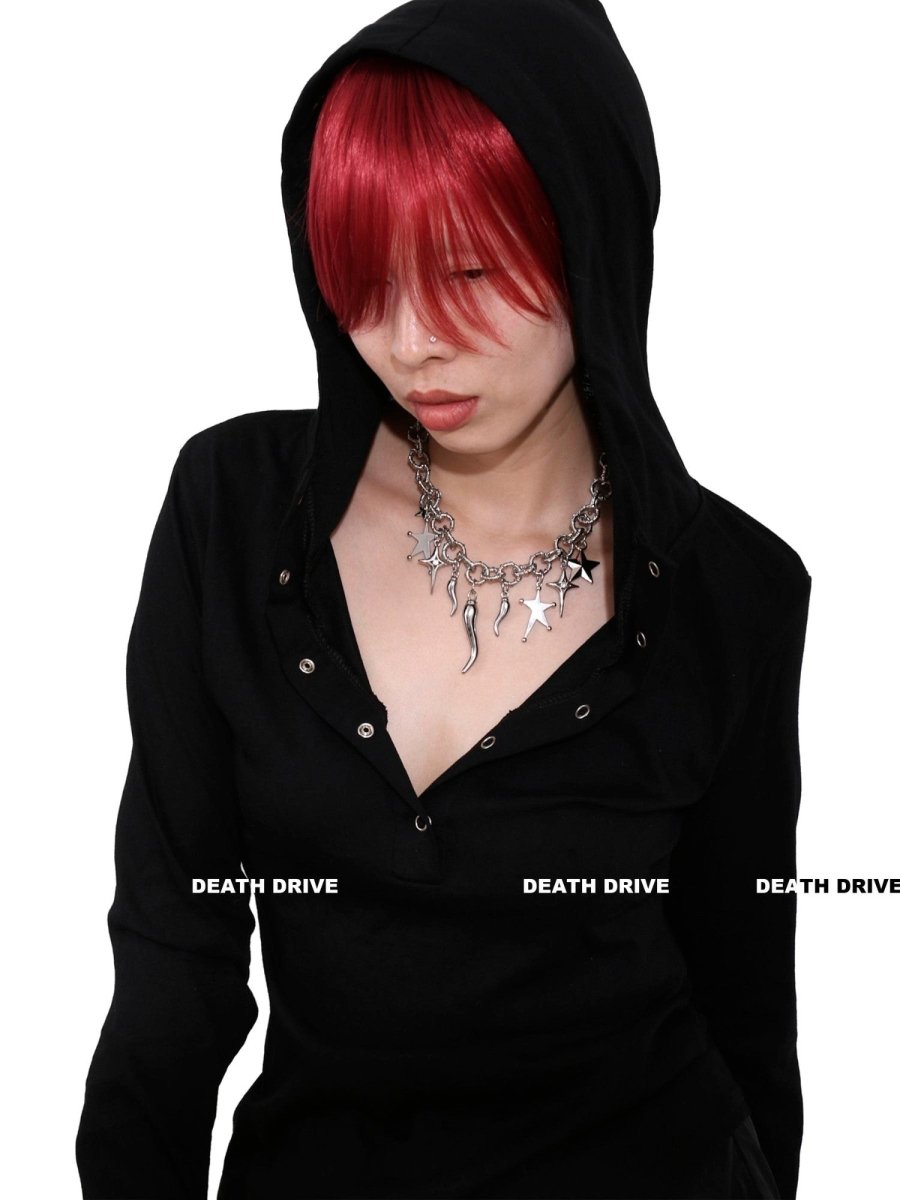 DEATH DRIVEAccessories & BagsStar Pendant Layered Necklace