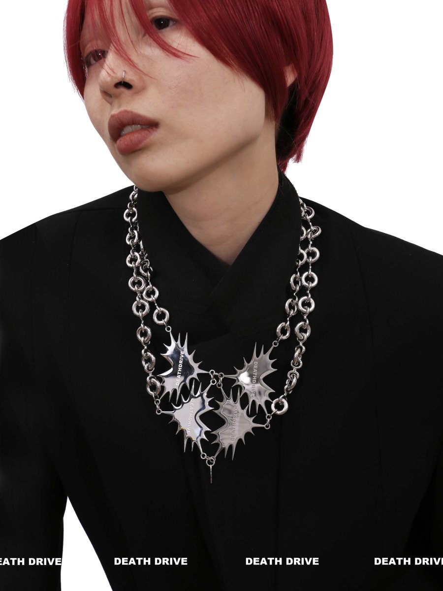 DEATH DRIVEアクセサリーHeart Thorn Statement Necklace