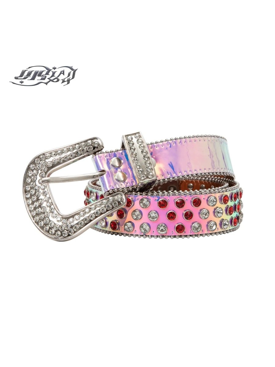 ERISSTOFFAccessories & BagsNeon Pink Western Studded Belt