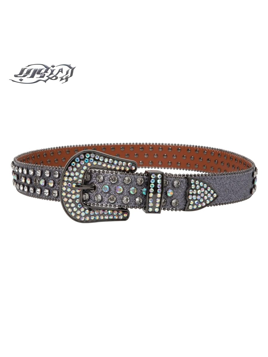 ERISSTOFFAccessories & BagsPink Gray Western Studded Belt