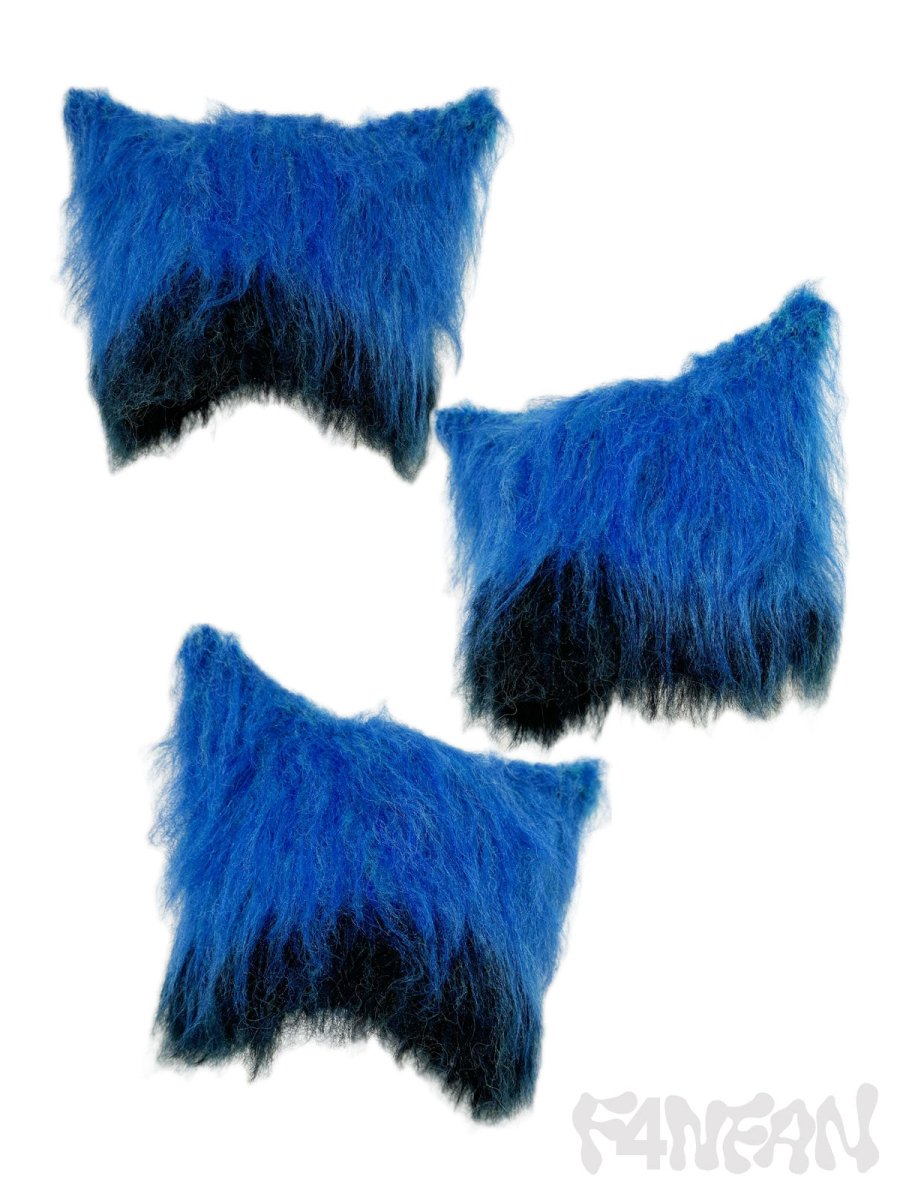 F4NFANヘッドウェアBlue Knit Cat Ear Beanie