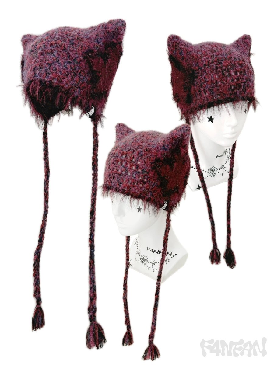 F4NFANヘッドウェアStar Cat Knit Hat