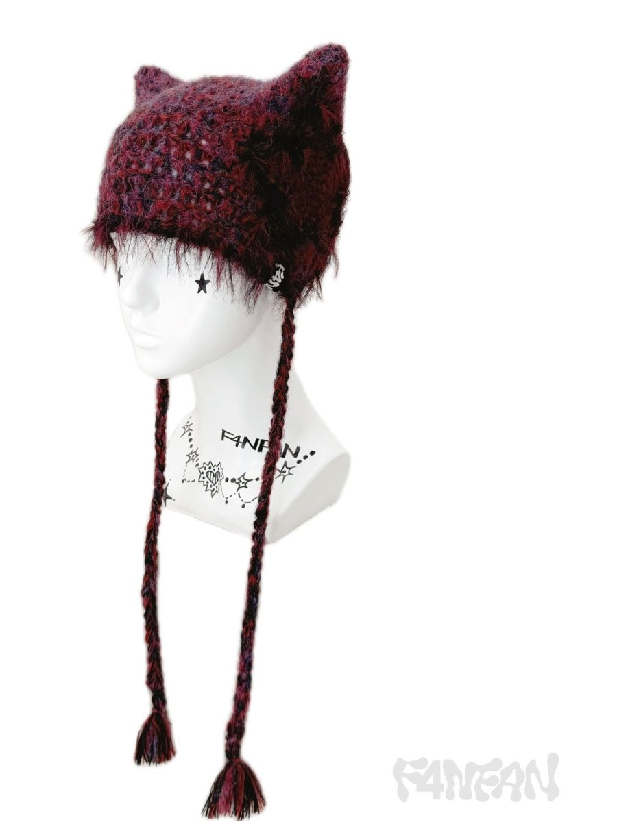 F4NFANヘッドウェアStar Cat Knit Hat