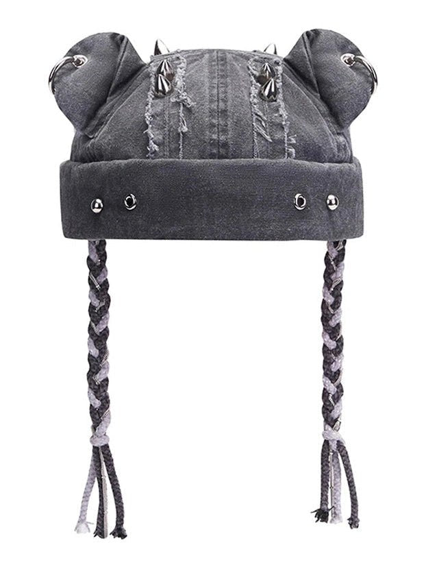 GENZEROヘッドウェアStudded Mohawk Denim Hat