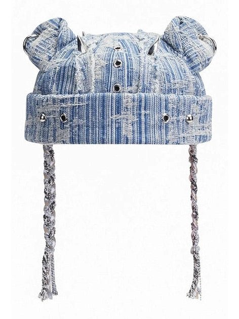 GENZEROヘッドウェアStudded Mohawk Denim Hat