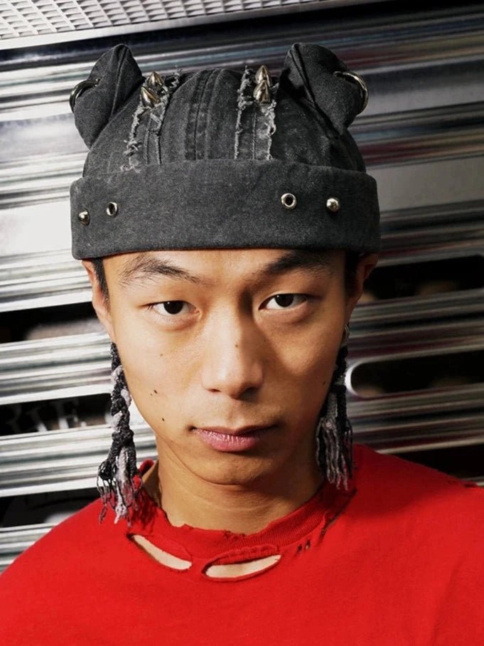 GENZEROヘッドウェアStudded Mohawk Denim Hat