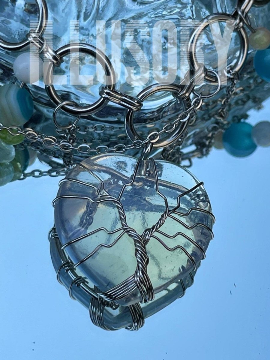 ILLuSoRyAccessories & BagsOcean Heart Titanium Necklace