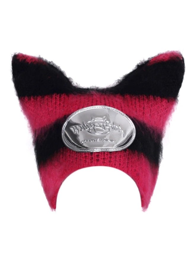 PINKSPINKヘッドウェアStriped Devil Cat Hat