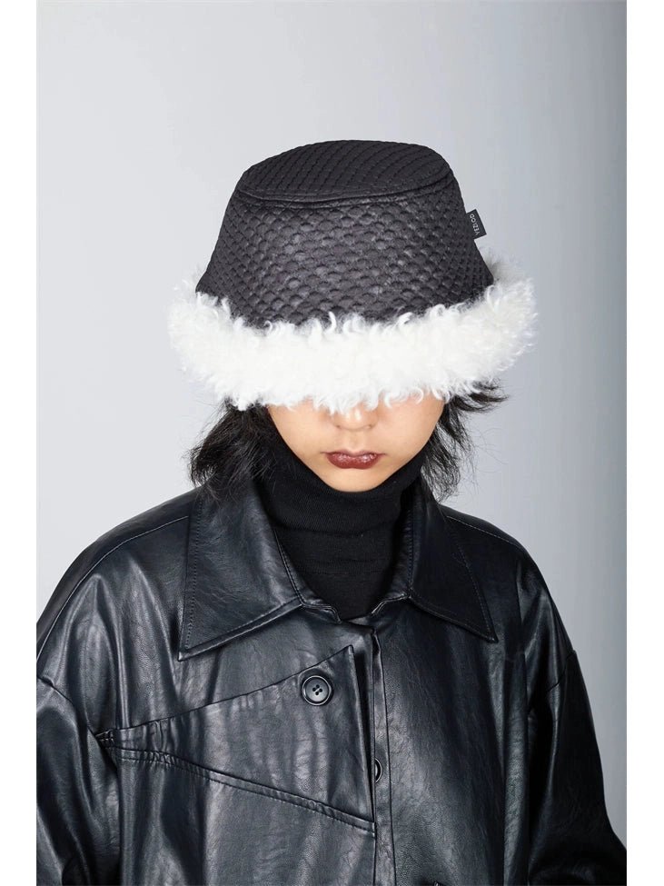 YEZI ODヘッドウェアCurly Wool Bucket Hat