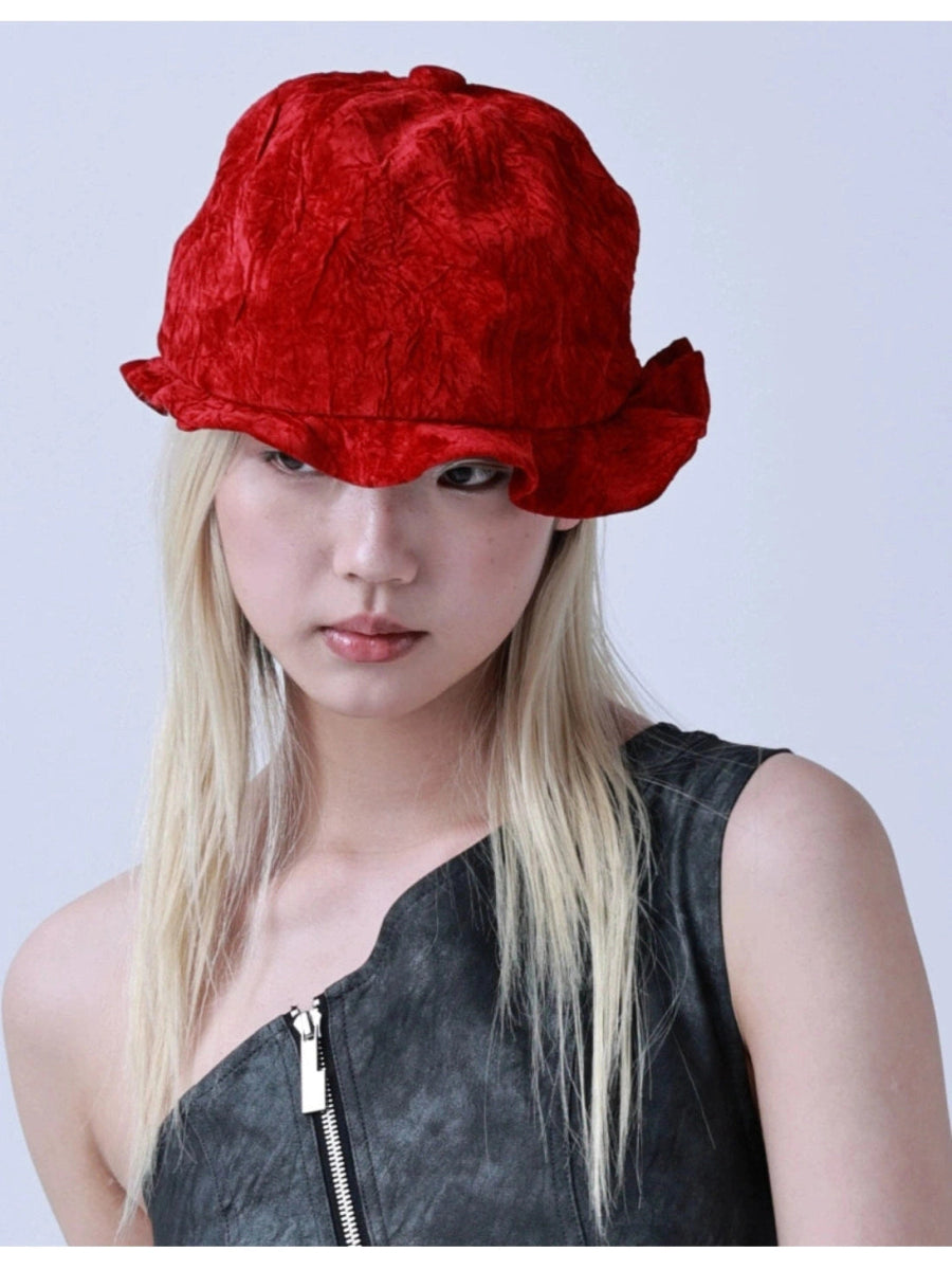 YEZI ODヘッドウェアSweet Red Bucket Hat