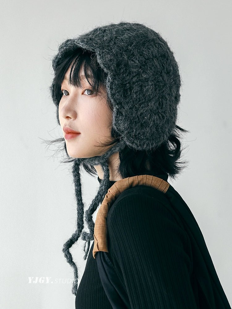 YJGY STUDIOヘッドウェアAlpaca Wool Winter Beanie