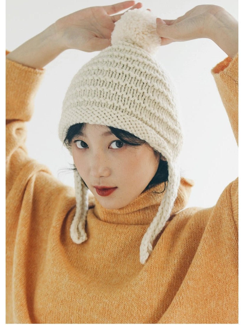 YJGY STUDIOヘッドウェアBalaclava Wool Winter Hat