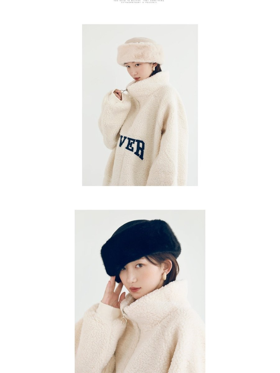 YJGY STUDIOヘッドウェアClassic Wool Trapper Winter Hat