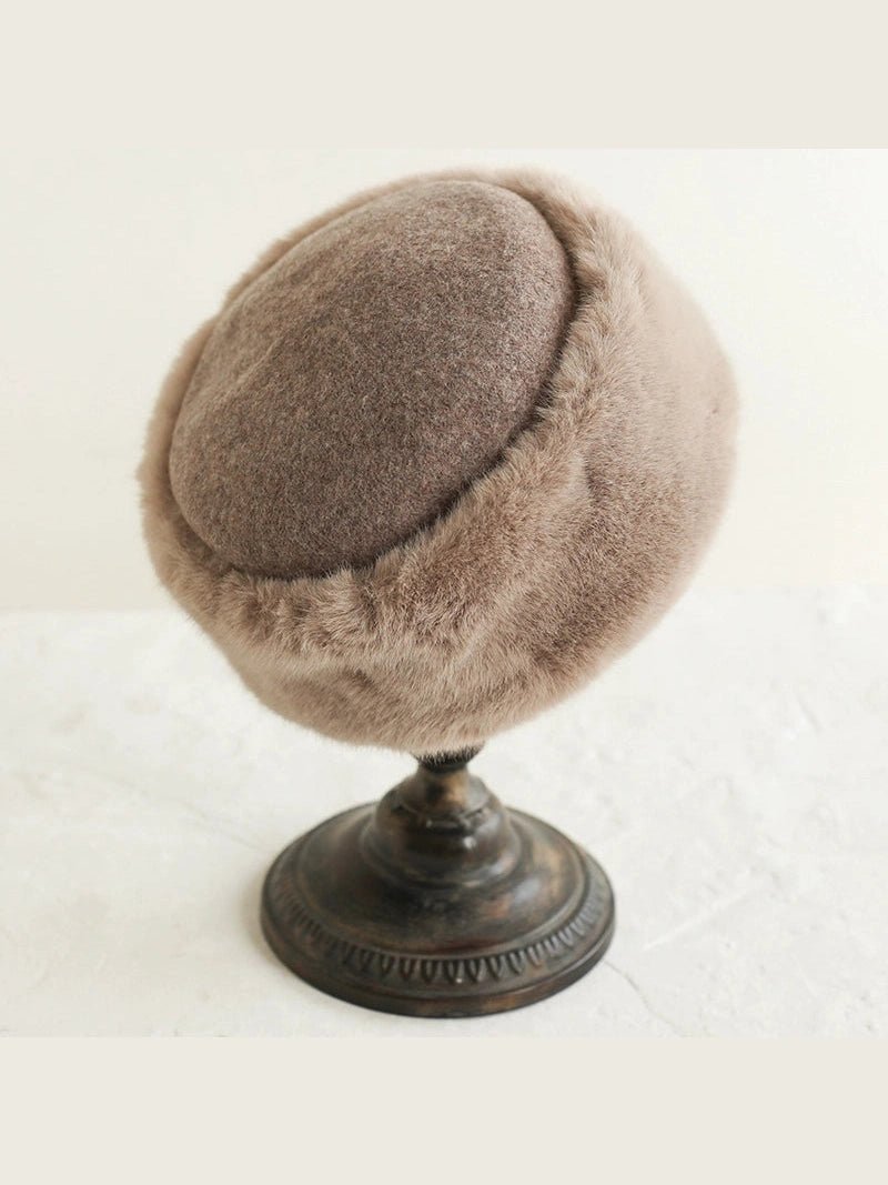 YJGY STUDIOヘッドウェアClassic Wool Trapper Winter Hat