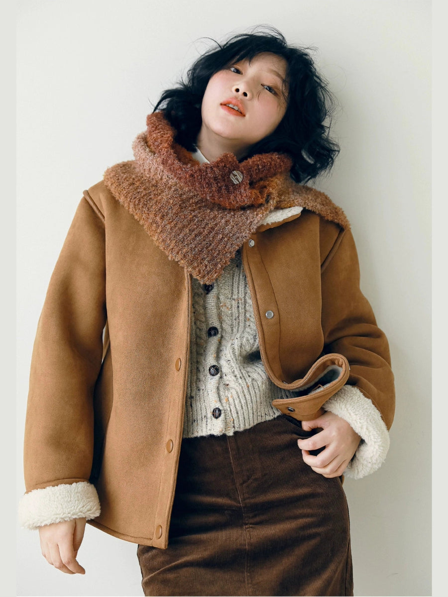 YJGY STUDIOアクセサリーGradient Wool Knit Neck Warmer