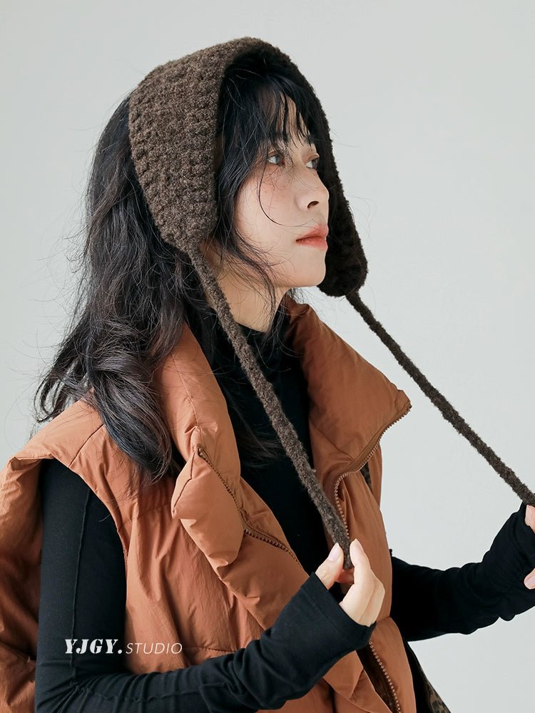 YJGY STUDIOヘッドウェアWool Ear Warmer Headband