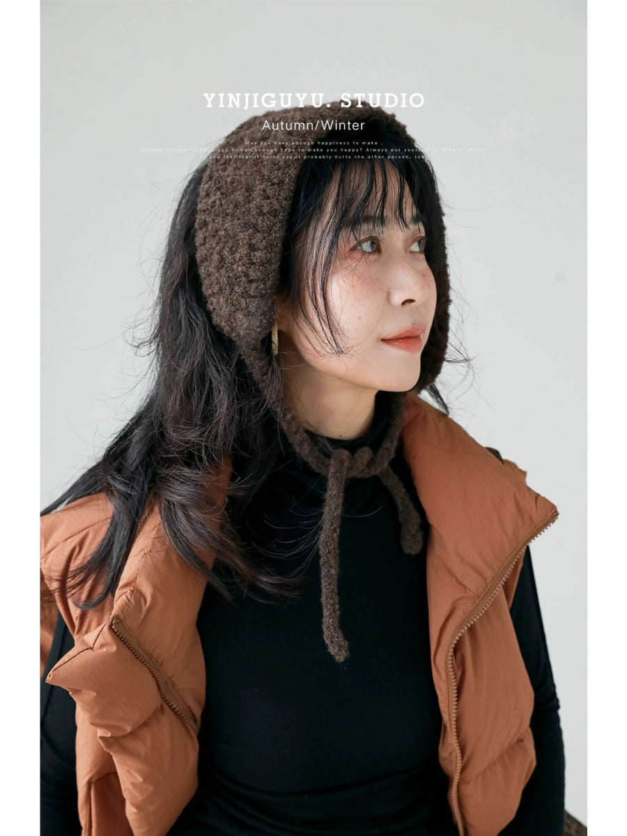 YJGY STUDIOヘッドウェアWool Ear Warmer Headband