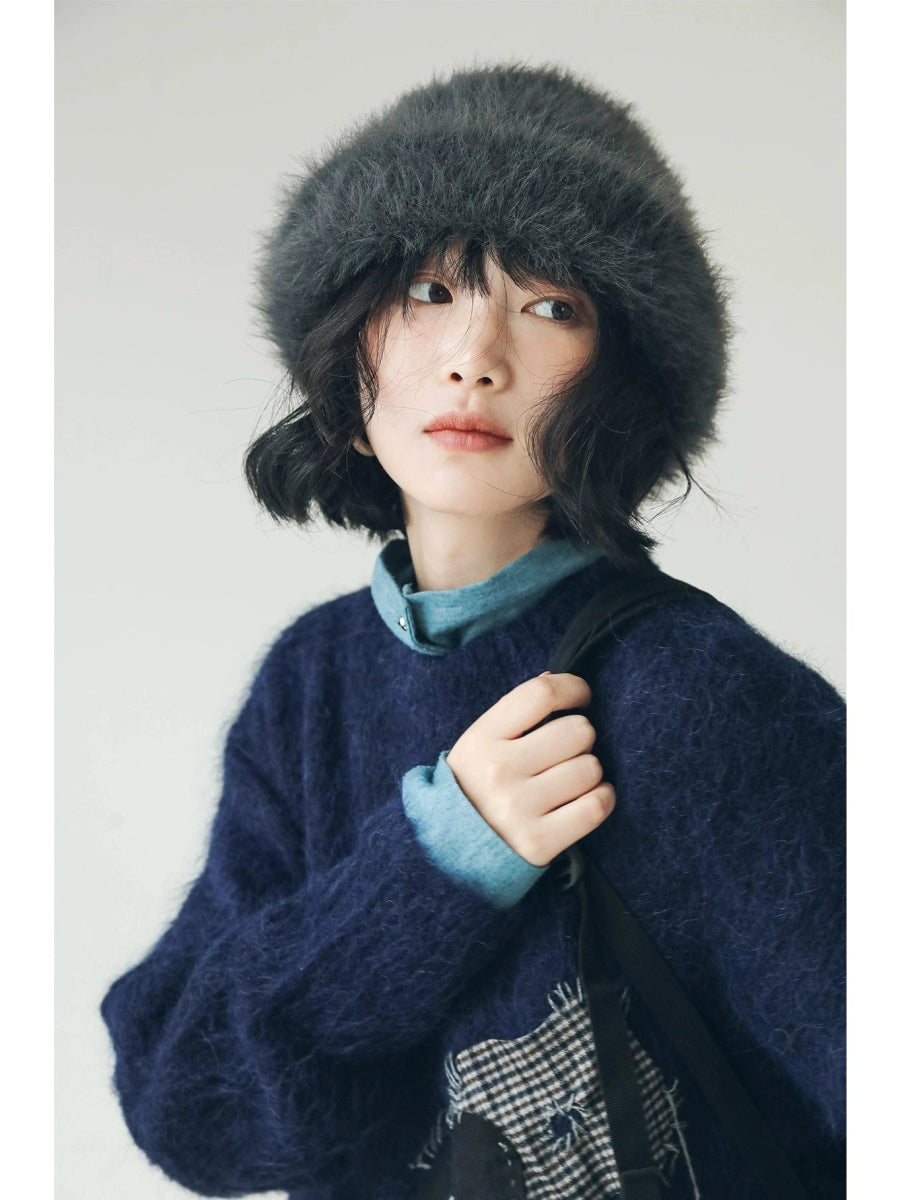 YJGY STUDIOヘッドウェアWool Slouchy Winter Beanie