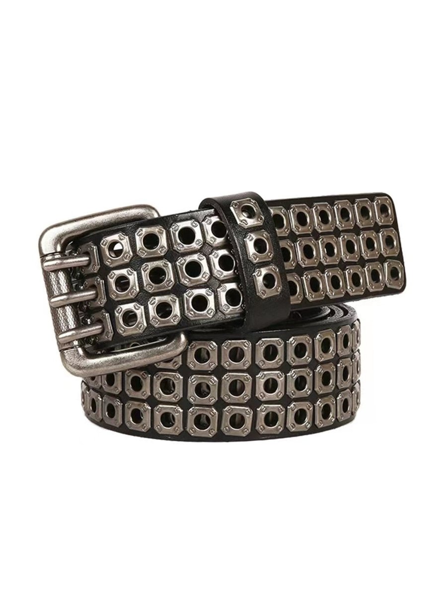 DND4DESOthersGothic Punk Hollow Rivet Leather Belt